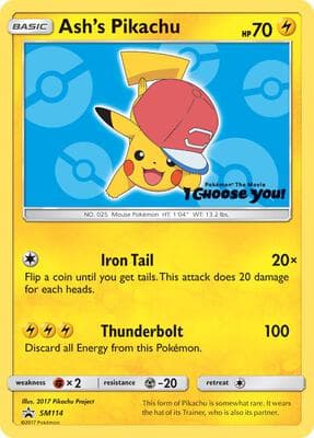 Ashs Pikachu SM114