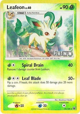 Leafeon 24 100 Platinum