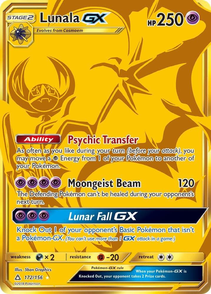 Lunala GX Secret Rare