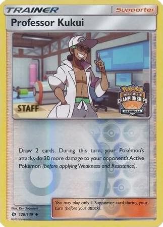 Professor Kukui 128 149 Regional Championships Staff
