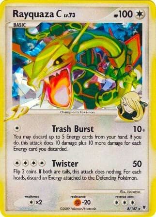 Rayquaza C 8 147 Cracked Ice