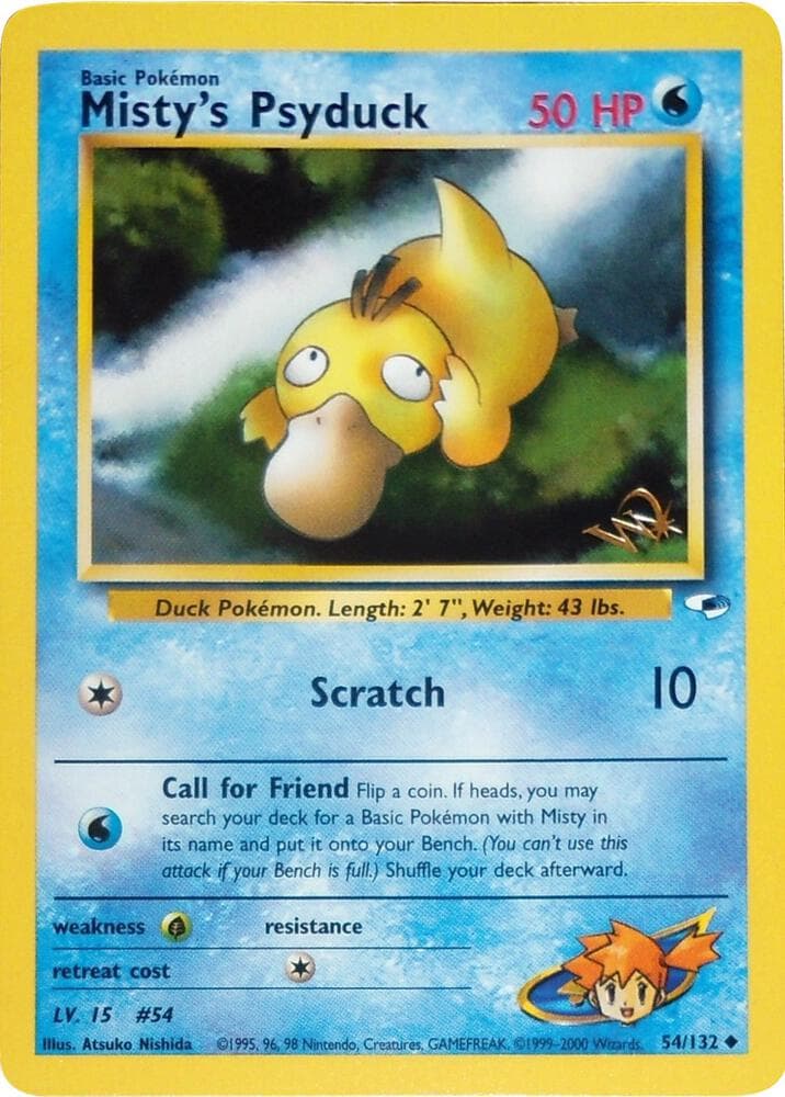 Mistys Psyduck W Stamped