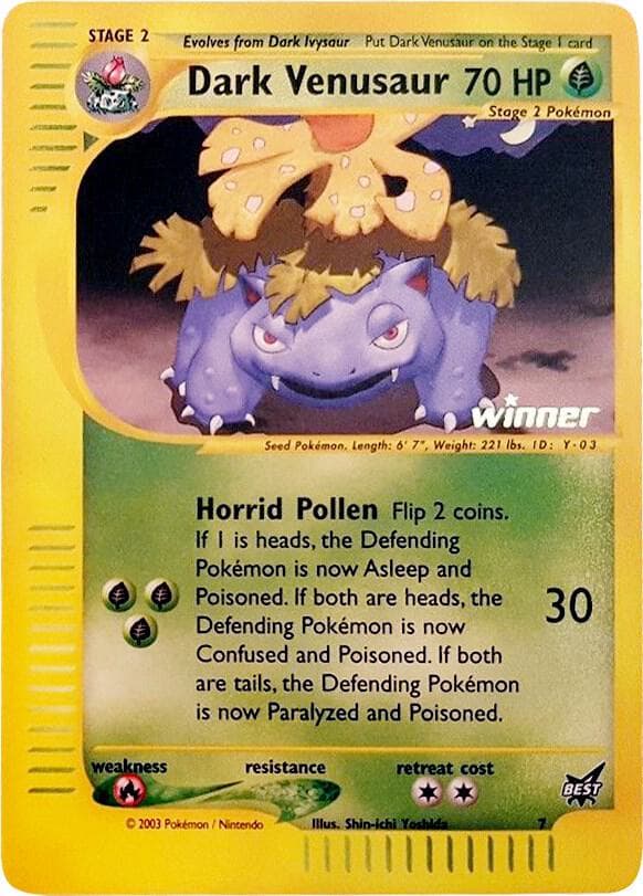 Dark Venusaur 7 Winner