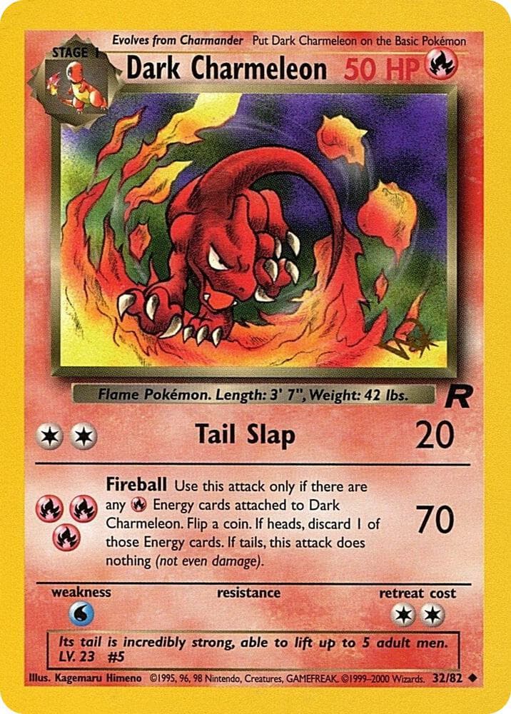 Dark Charmeleon W Stamped