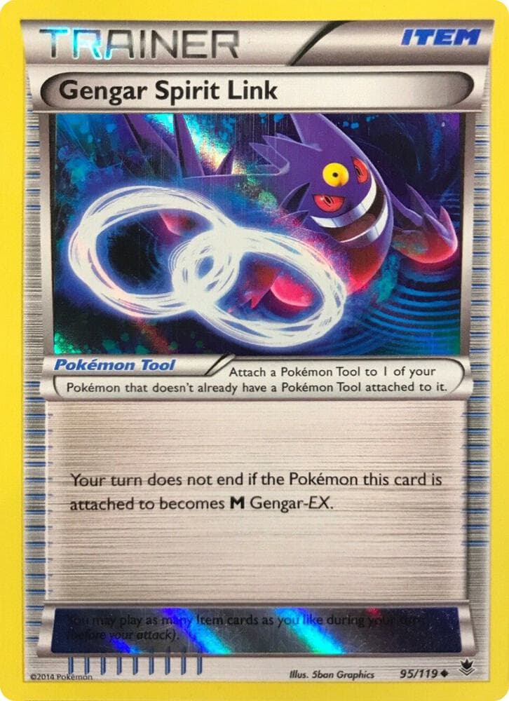 Gengar Spirit Link 95 119 Alternate Holo Gamestop Exclusive