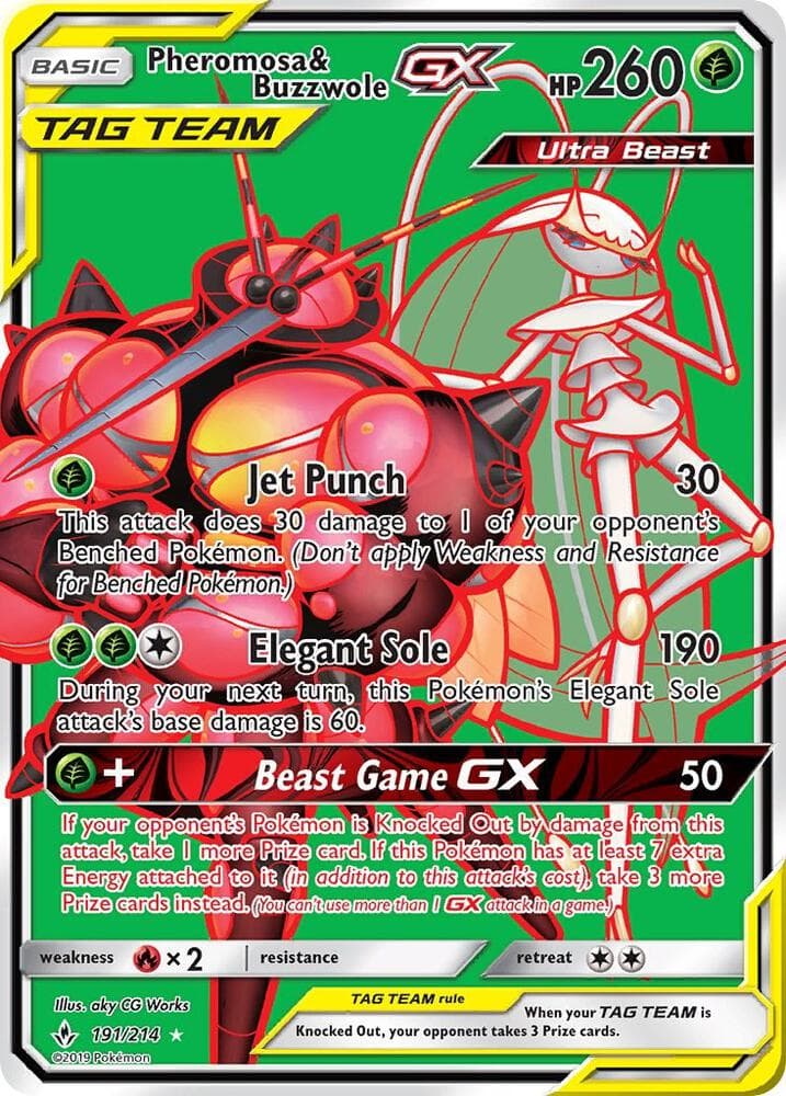 Pheromosa & Buzzwole GX 191 Full Art