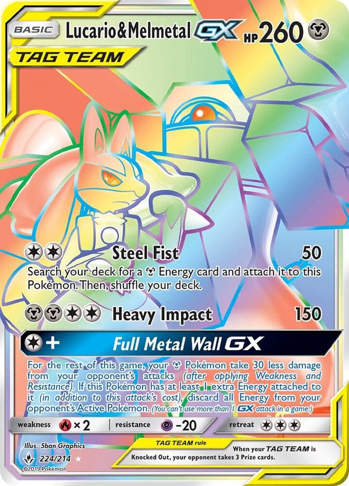 Lucario & Melmetal GX Secret