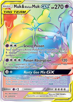 Muk and Alolan Muk GX Secret