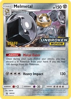Melmetal SM181 Prerelease Staff