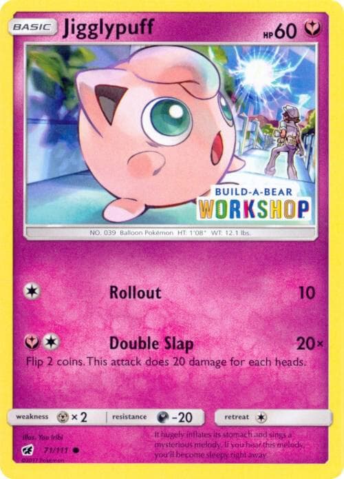 Jigglypuff 71 111 Build A Bear Workshop Exclusive