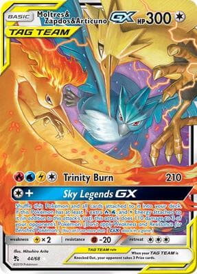 Moltres and Zapdos and Articuno GX