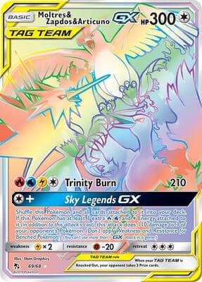 Moltres and Zapdos and Articuno GX Secret