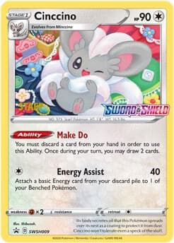 Cinccino SWSH009 Prerelease Staff