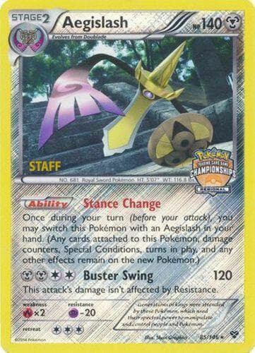 Aegislash 85 146 Regional Championships Staff