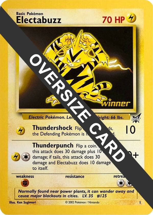 Electabuzz 1 Best of Game 1 Promo