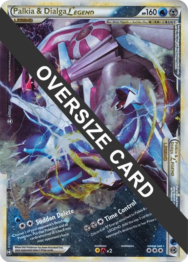 Palkia and Dialga Legends 101 102 plus 102 102 Single Oversized Promo
