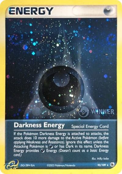 Darkness Energy Special 93 109 Cosmos Holo Winner