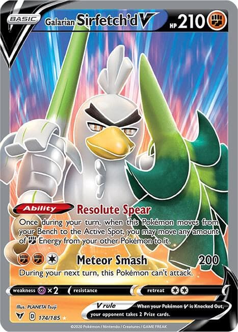 Galarian Sirfetchd V Full Art