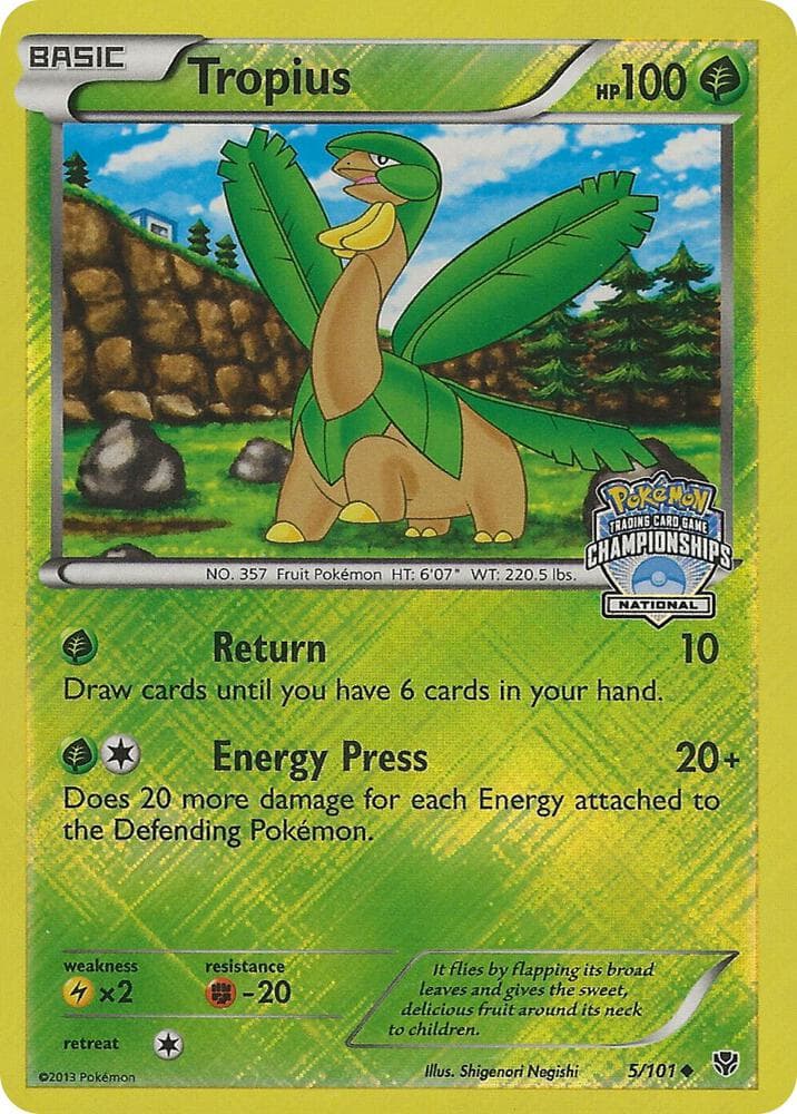 Tropius 5 101 National Championships