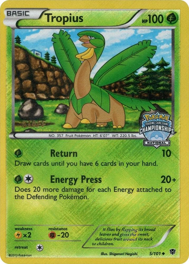 Tropius 5 101 National Championships Staff