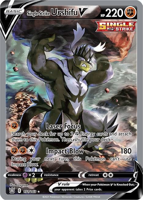 Single Strike Urshifu V Alternate Full Art