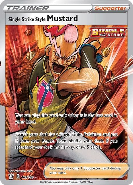 Single Strike Style Mustard Full Art