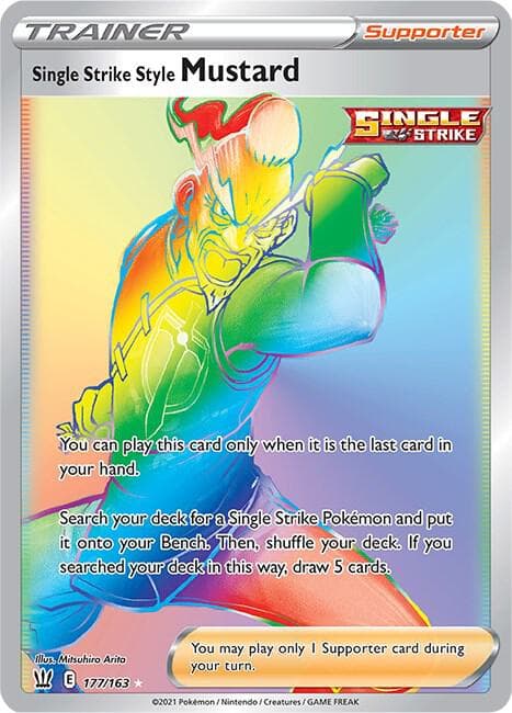 Single Strike Style Mustard Secret