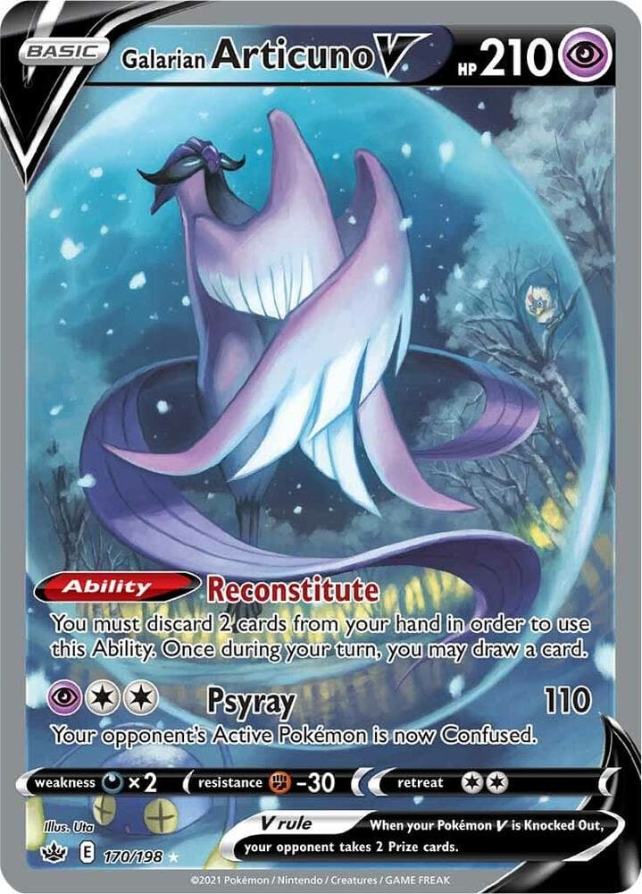 Galarian Articuno V Alternate Full Art