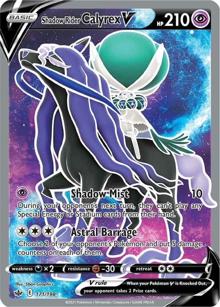 Shadow Rider Calyrex V Full Art