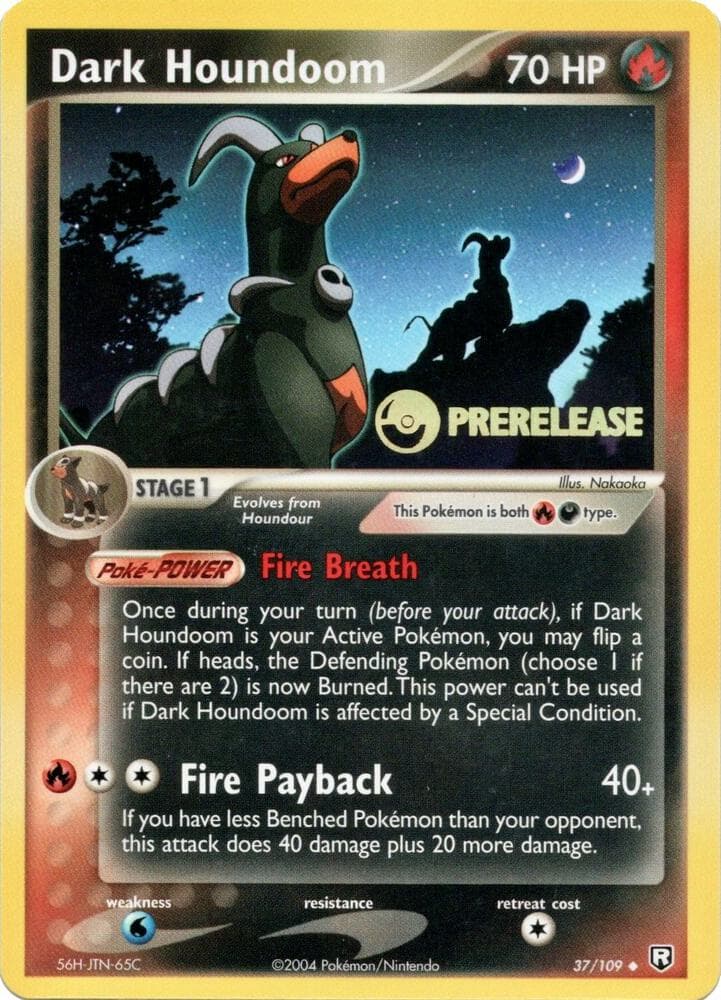 Dark Houndoom 37 109 Prerelease