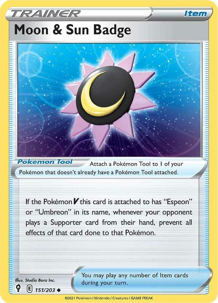 Moon and Sun Badge