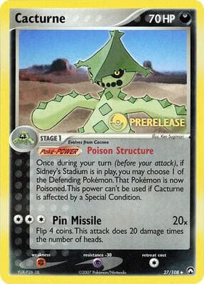 Cacturne 27 108 Prerelease