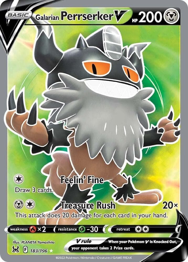 Galarian Perrserker V Full Art