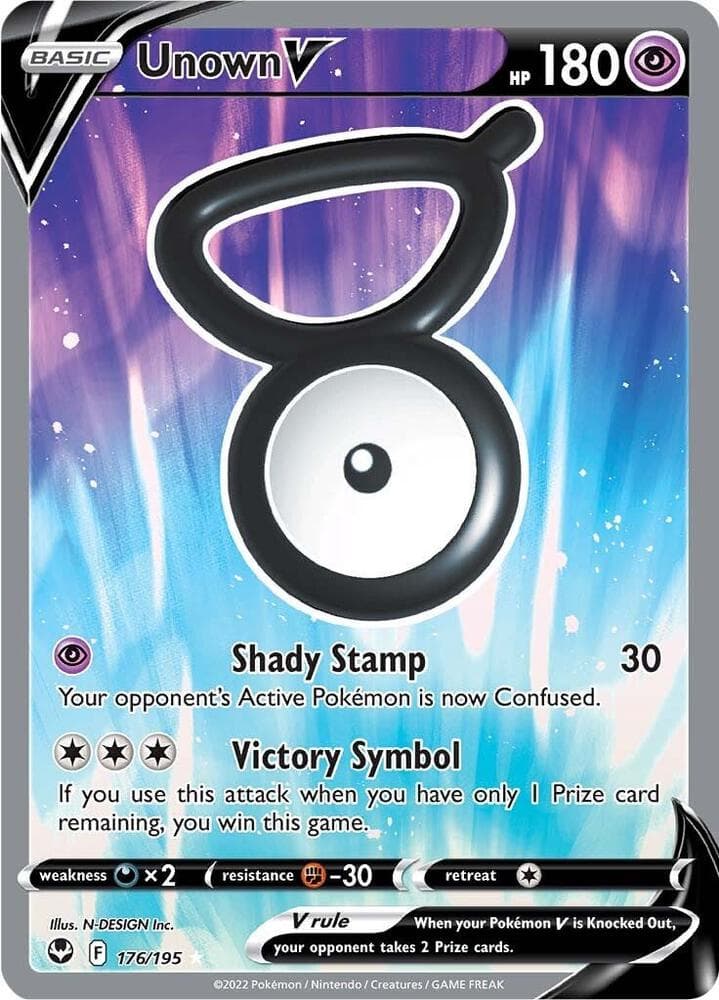 Unown V Full Art