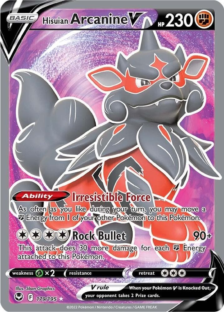 Hisuian Arcanine V Full Art