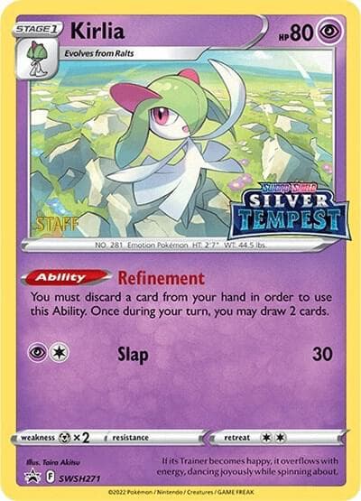 Kirlia SWSH271 Prerelease STAFF