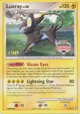 Luxray 7 130 National Championships Staff