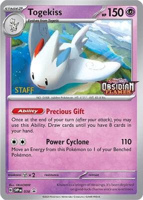 Togekiss 038 Prerelease Staff