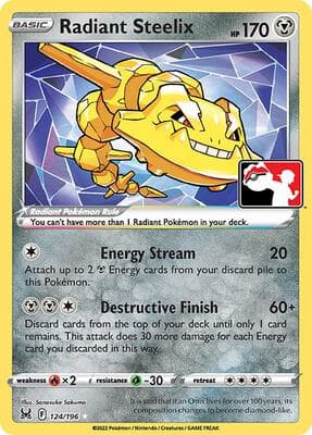 Radiant Steelix 124 196