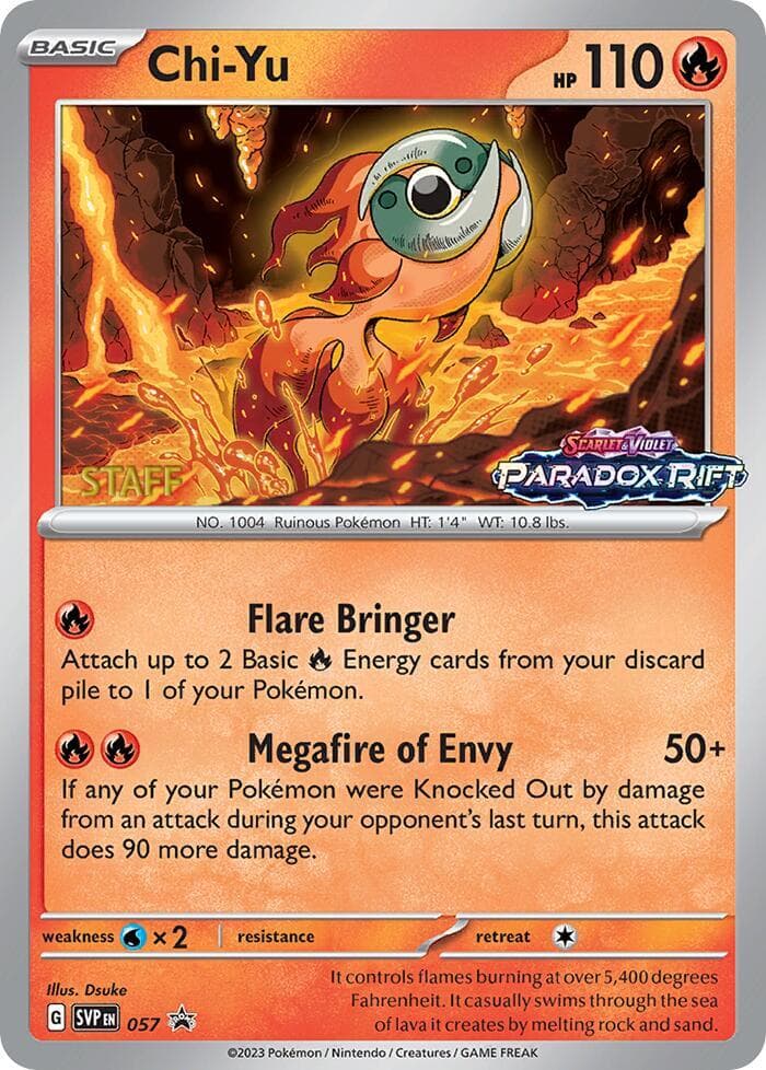 Chi Yu 057 Prerelease Staff