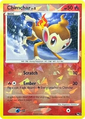 Chimchar Cracked Ice Holo