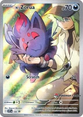 Ns Zorua 189 Pokemon Center Exclusive