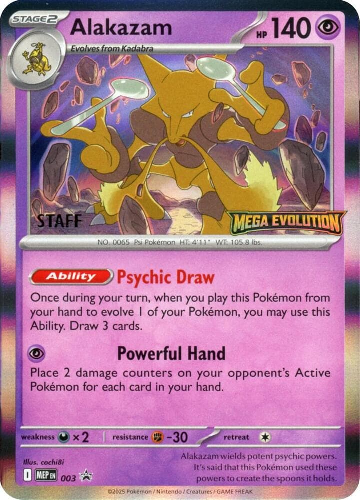 Alakazam 003 Staff