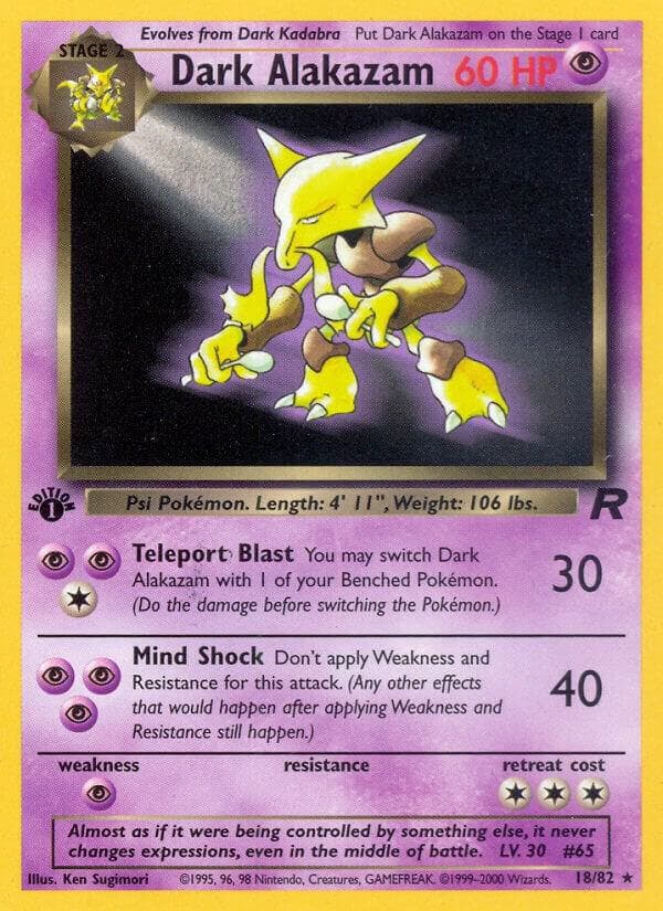 Dark Alakazam 18