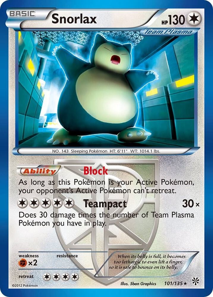 Snorlax Team Plasma