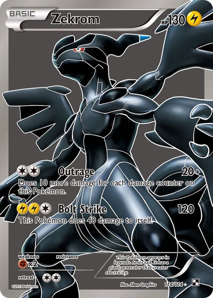 Zekrom 114 Full Art