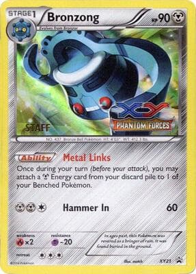 Bronzong XY21 Prerelease Staff